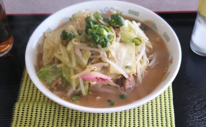 「田川市役所食堂」のちゃんぽん