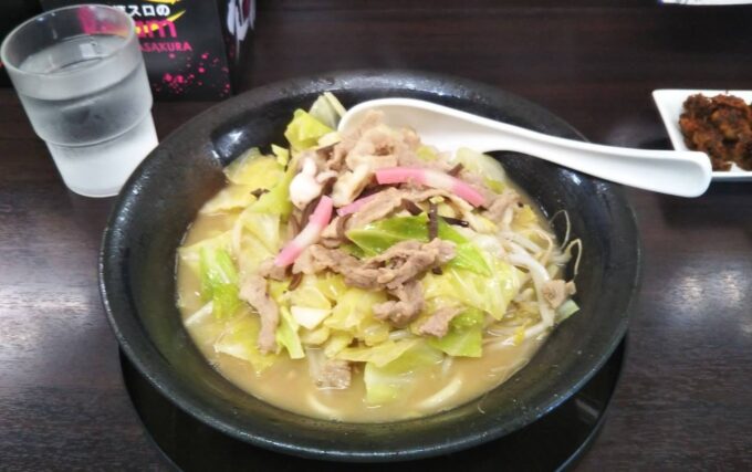 「お肉屋さんのちゃんぽん亭」のチャンポン