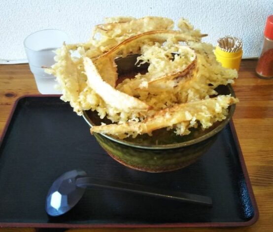 「大地のうどん」のごぼう天うどん